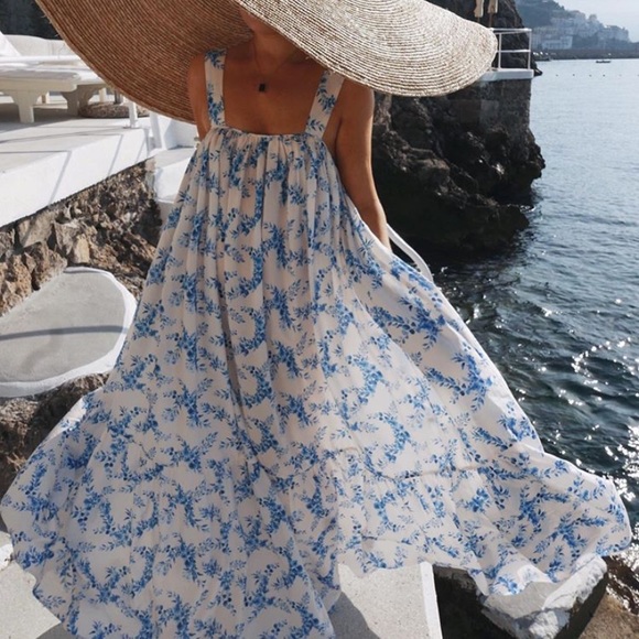 inthestyle Dresses & Skirts - Lorna Luxe Blue “Caterina” trapeze dress